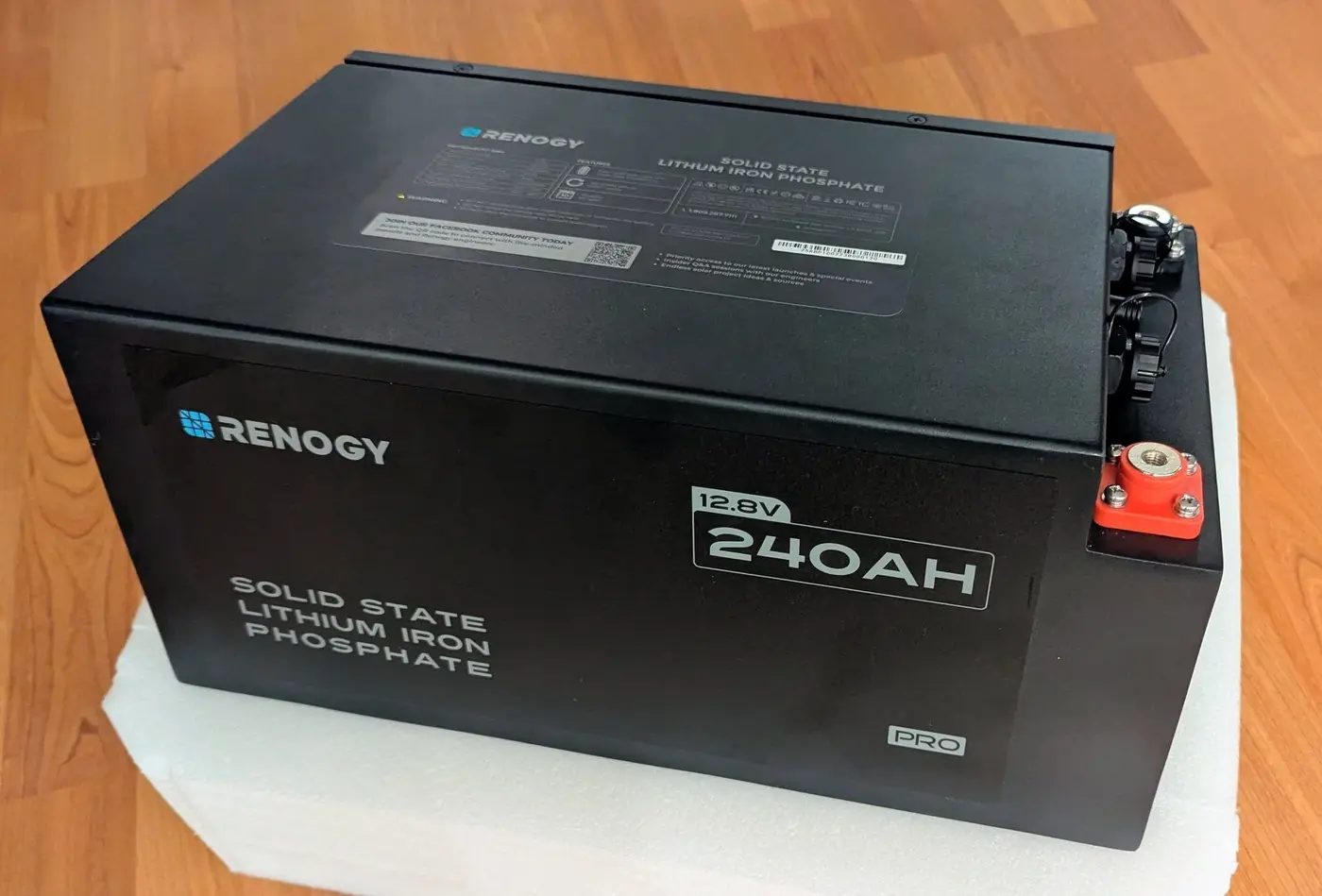 Renogy Pro S1 12V 240Ah lithium iron phosphate battery